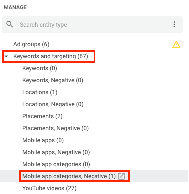 How to Excluding Mobile Apps in Google Ads